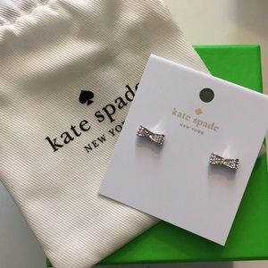 NWT Kate Spade bow earrings